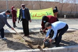 روز درختکاری در آموزشکده دختران